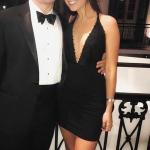 Lulus black mini dress